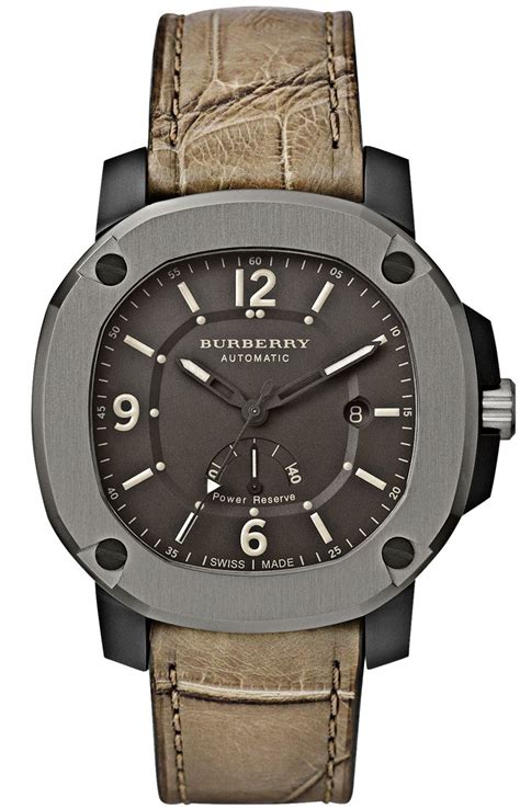 burberry uhren schwarz|real real burberry watches.